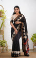 Mayuri Maheswari Saree - Black And Off White Sarees