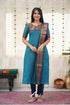 Meera Blue Shade And Royal Tone Cotton Salwar Salwar