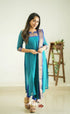 Meera Blue Tone And Royal Shade Cotton Salwar Salwar