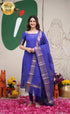 Meera Cotton Salwar - Royal Blue salwar
