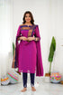 Meera Cotton Salwar - Pinkish Magenta Anarkalis