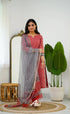 Meera Cotton Salwar - Red And Black Salwar