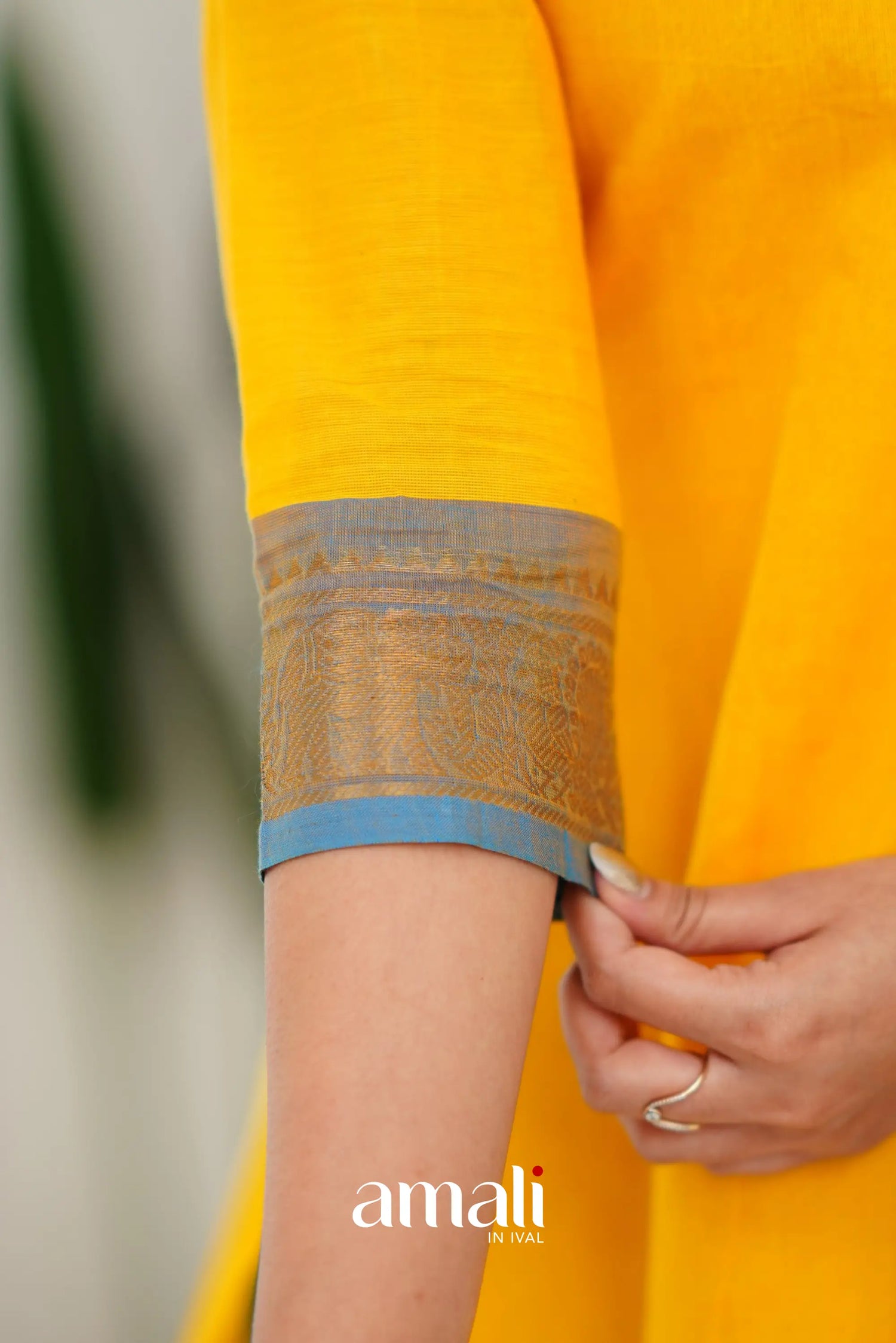 Meera Cotton Salwar - Yellow Anarkalis