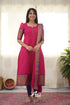 Meera Pink Shade And Purple Tone Cotton Salwar Salwar