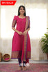 Meera Pink Shade And Purple Tone Cotton Salwar Salwar