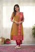 Meera Two Tone Henna Mustard Shade And Pink Tone Cotton Salwar Salwar