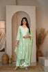 Mint Green Rayon Salwar Anarkalis