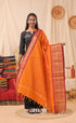 Orange With Maroon Chettinad Cotton Dupatta salwar