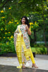 Organza Salwar - Yellow Anarkalis
