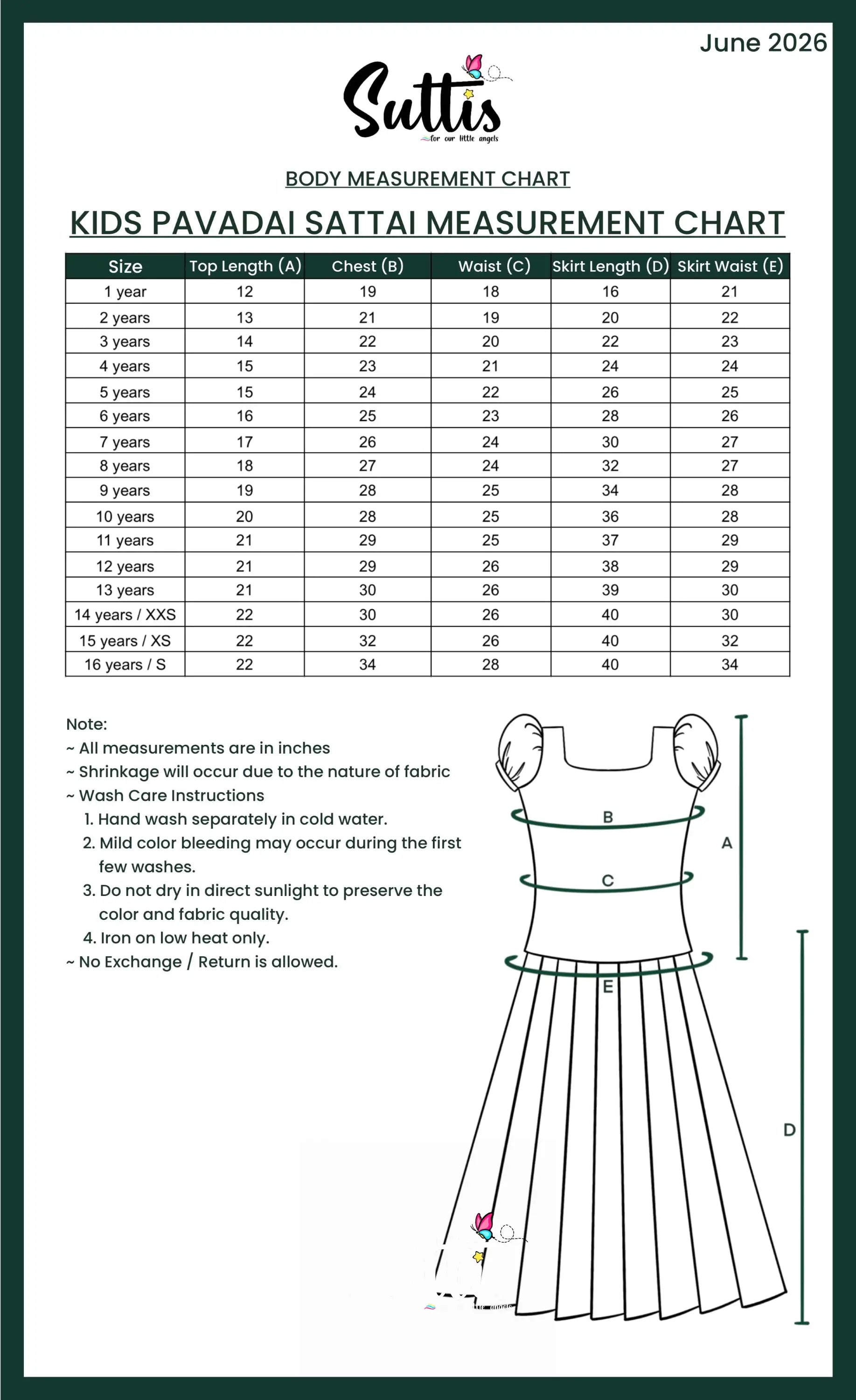 Organza Pavadai Sattai - Dark Blue and Light Blue - Kids-Suttis