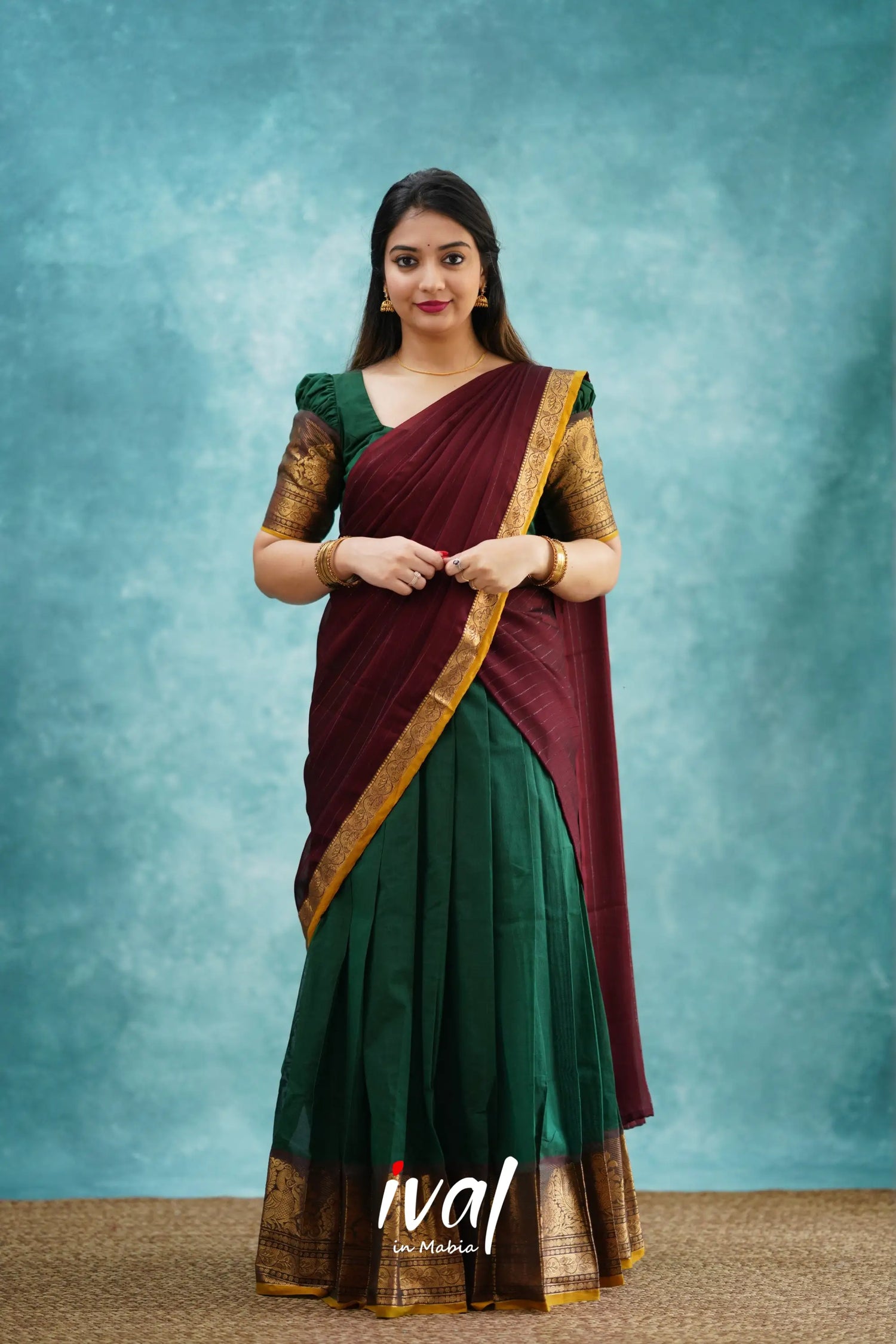 Cotton Saree Maroon And Green Dress Samanvitha (maroon) Vegan Silk Suit Set With Crushed Tissue Silk Cotton Saree Maroon And Green Dress Samanvitha (maroon) Vegan Silk Suit Set With Crushed Tissue Silk