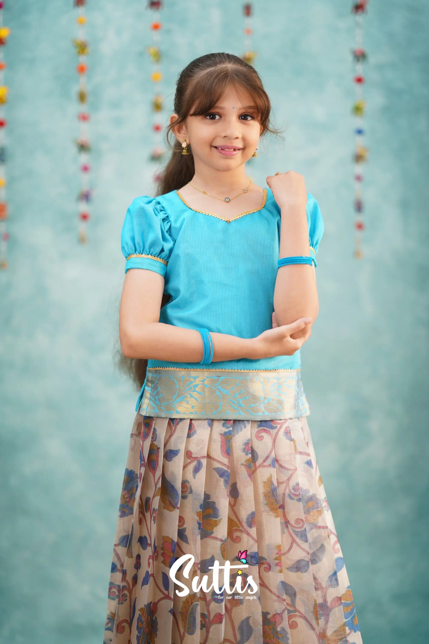 Pavadai Sattai - Sky Blue Kids - Suttis