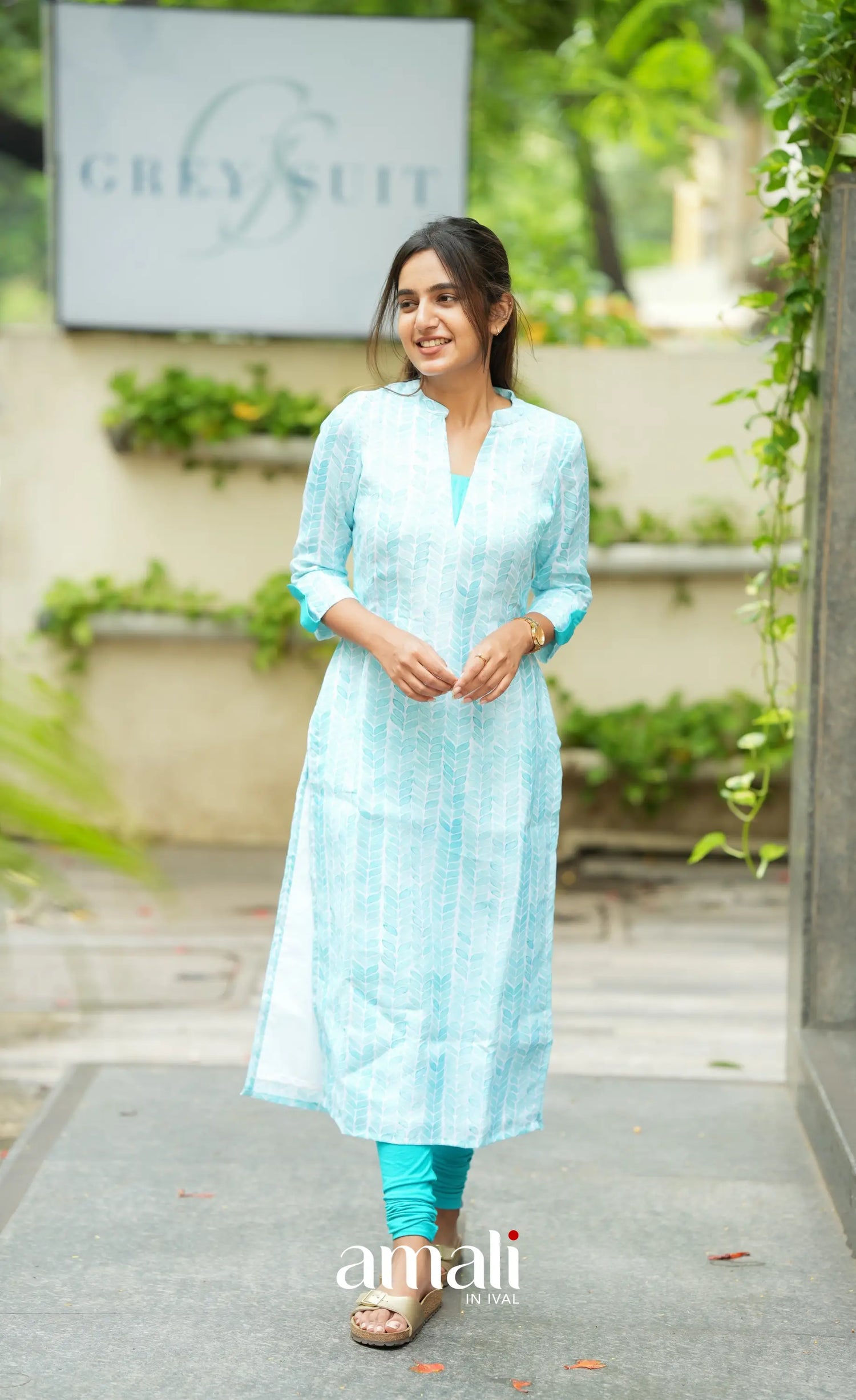 Priyo Organza Kurti - White Co-ord sets