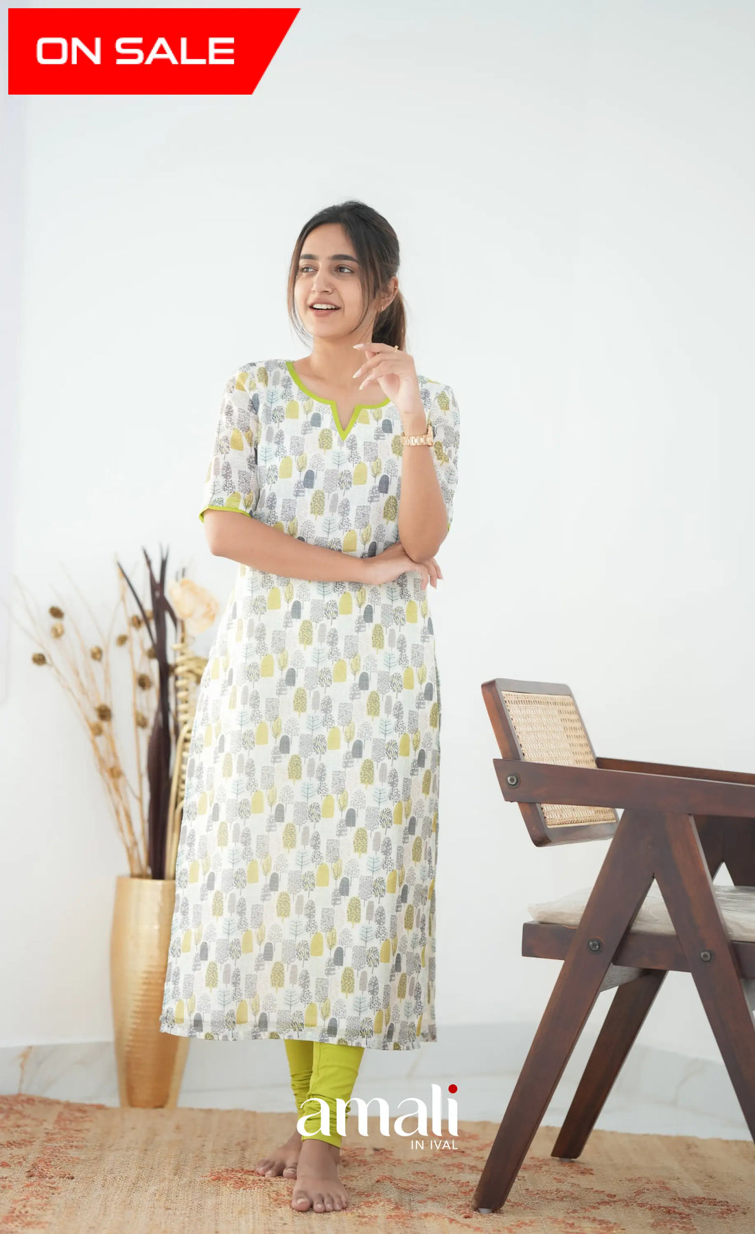 Priyo Organza Kurti - White Co-ord sets