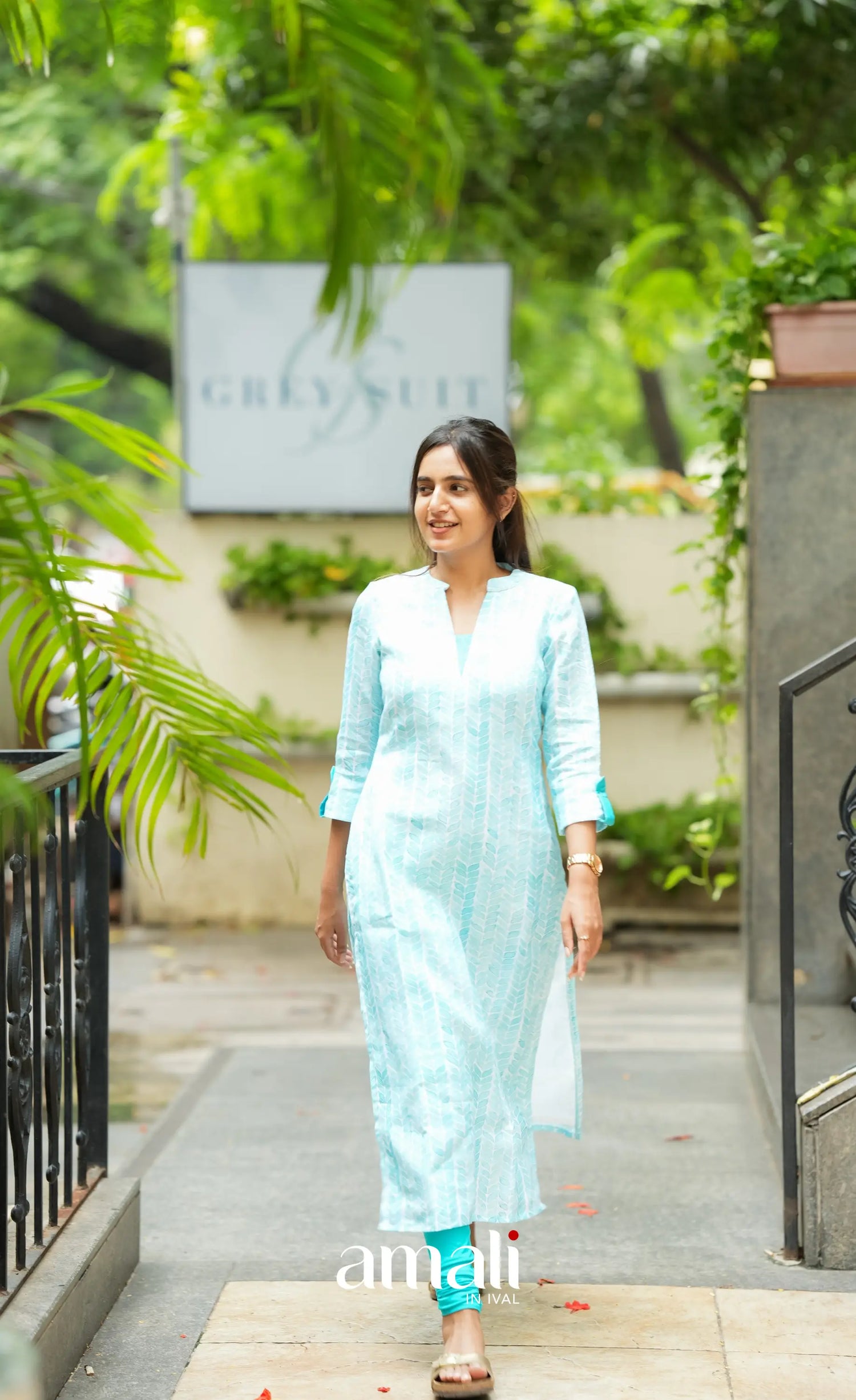 Priyo Organza Kurti - White Co-ord sets