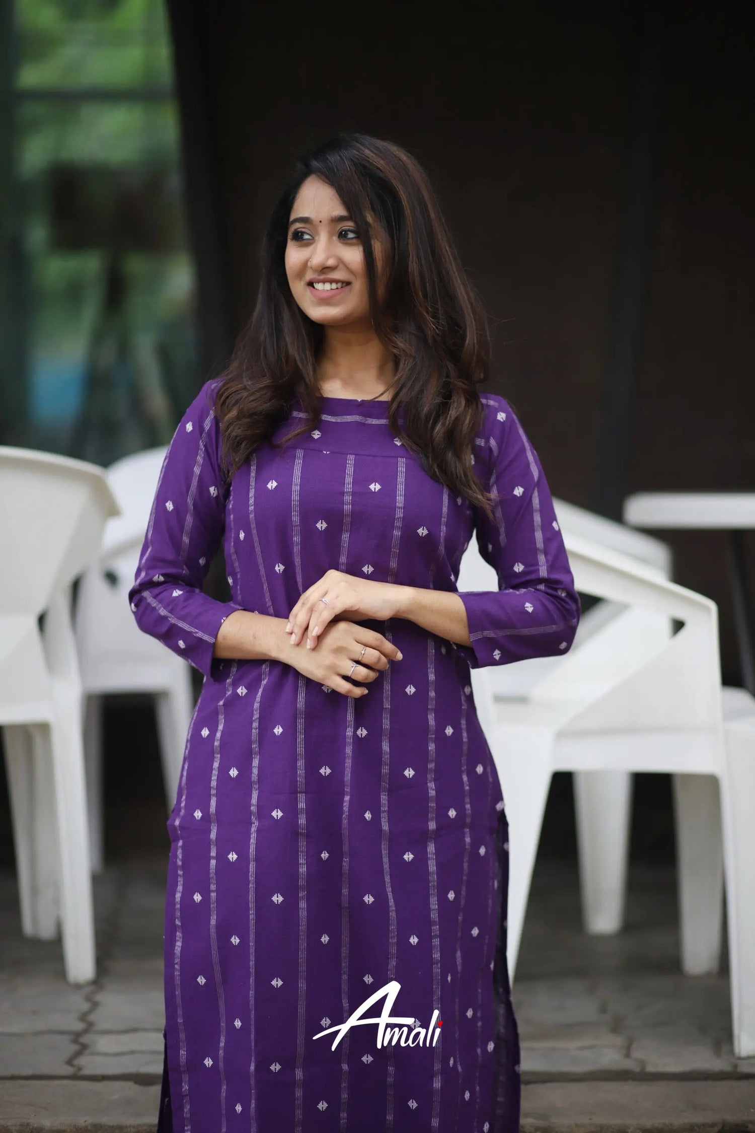 Purple Cotton Co-Ord Set Sets