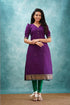 Purple Cotton Kurti Kurti