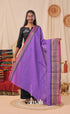 Purple With Magenta Pink Chettinad Cotton Dupatta salwar