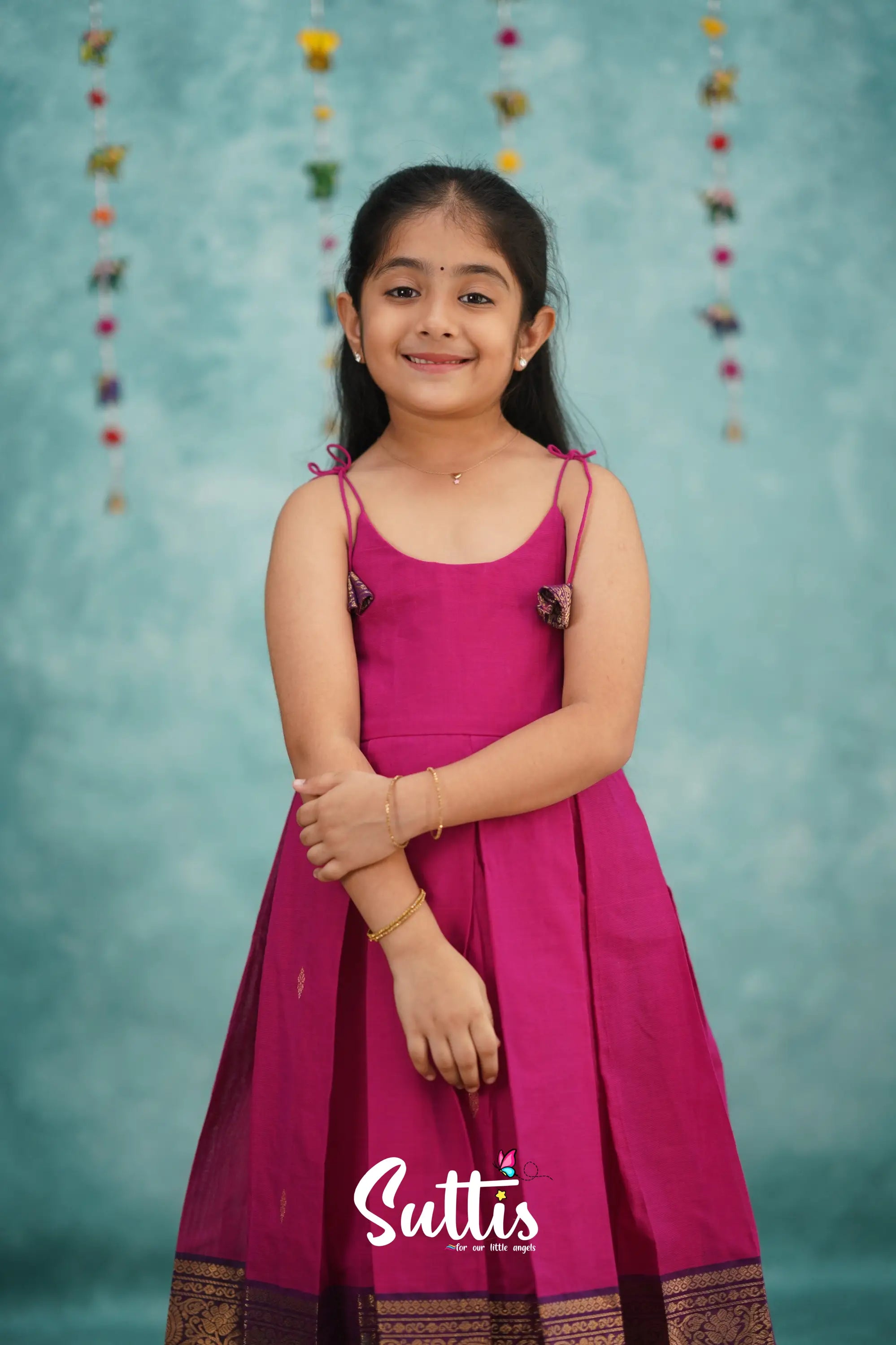 Raaga Cotton Frock - Pink Kids - Suttis