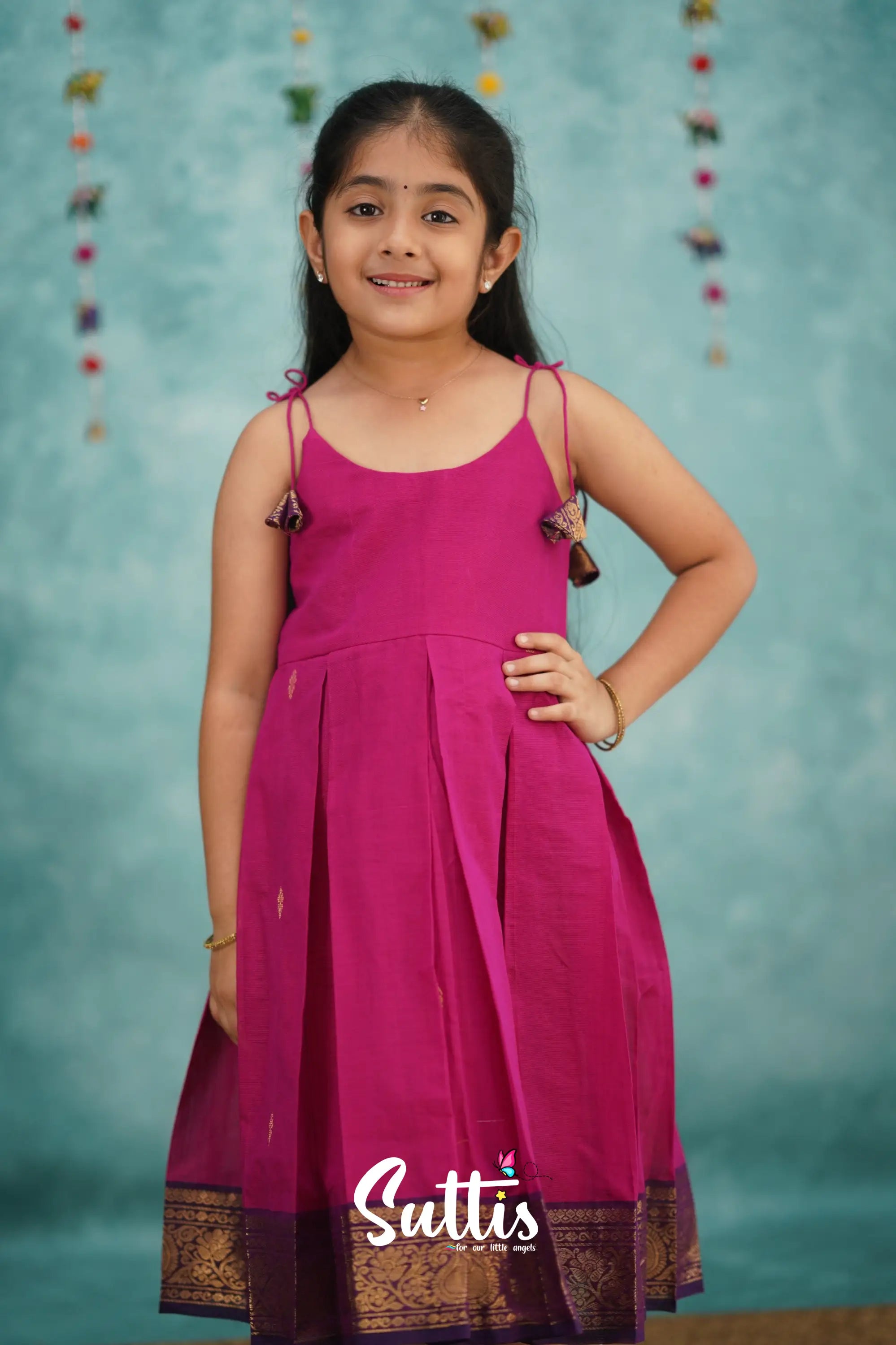 Raaga Cotton Frock - Pink Kids - Suttis