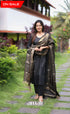 Sanvi Blended Silk Salwar - Black salwar