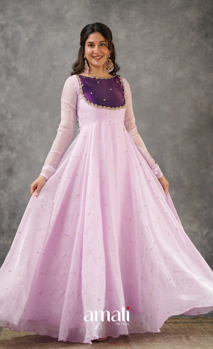 Scape Silk Anarkali - Lavender and Purple Anarkalis