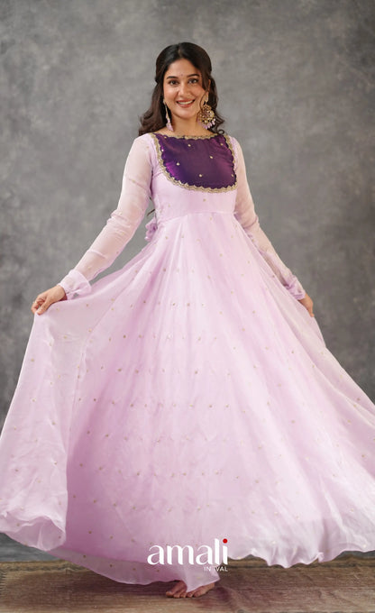Scape Silk Anarkali - Lavender and Purple Anarkalis