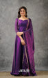 Scape Silk Anarkali - Purple Anarkalis