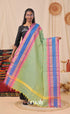 Sea-Green With Multicolours Chettinad Cotton Dupatta salwar