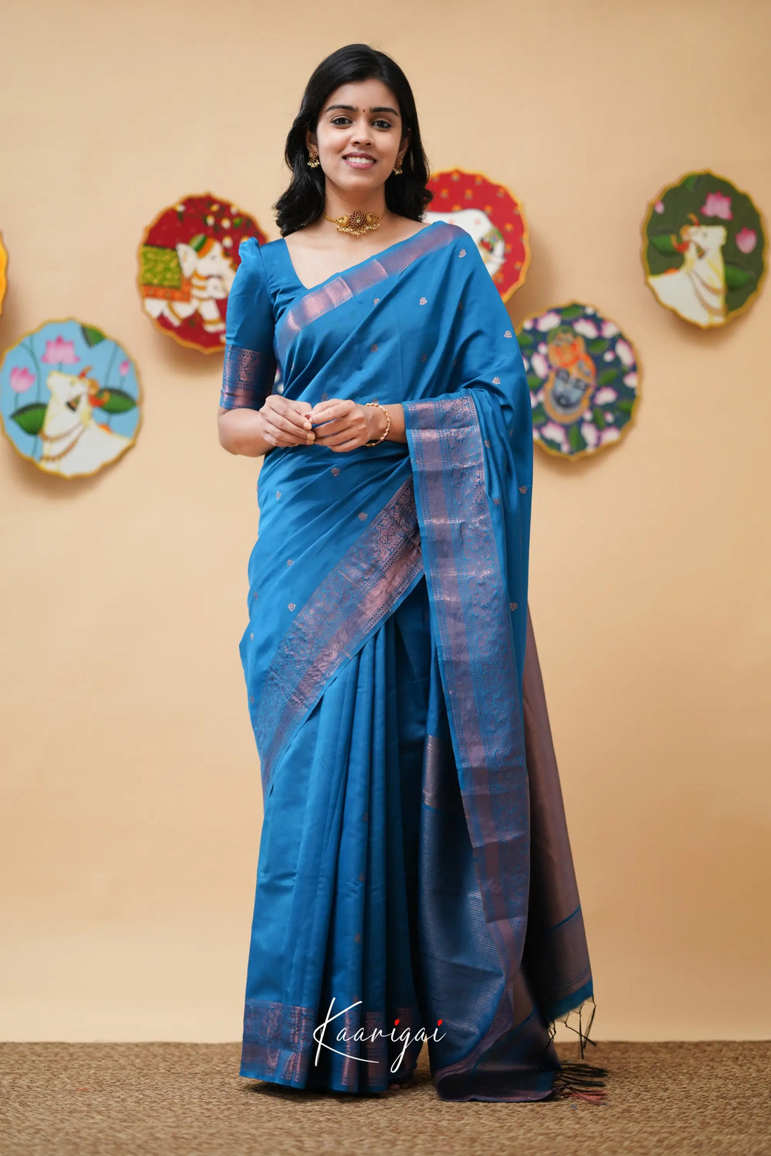 Sita - Blue Semi Silk Saree Sarees