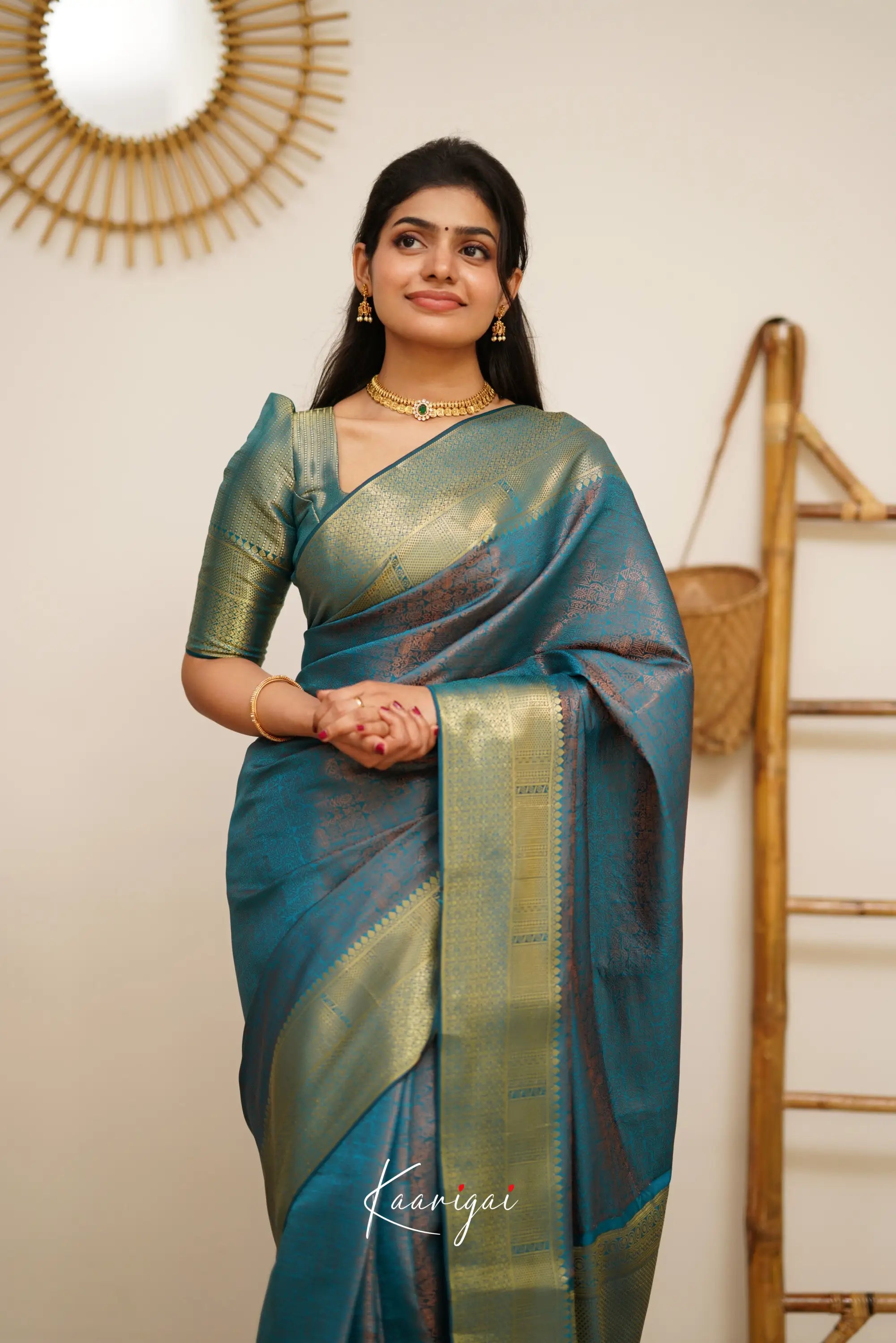 Sita - Blue Semi Silk Saree Sarees