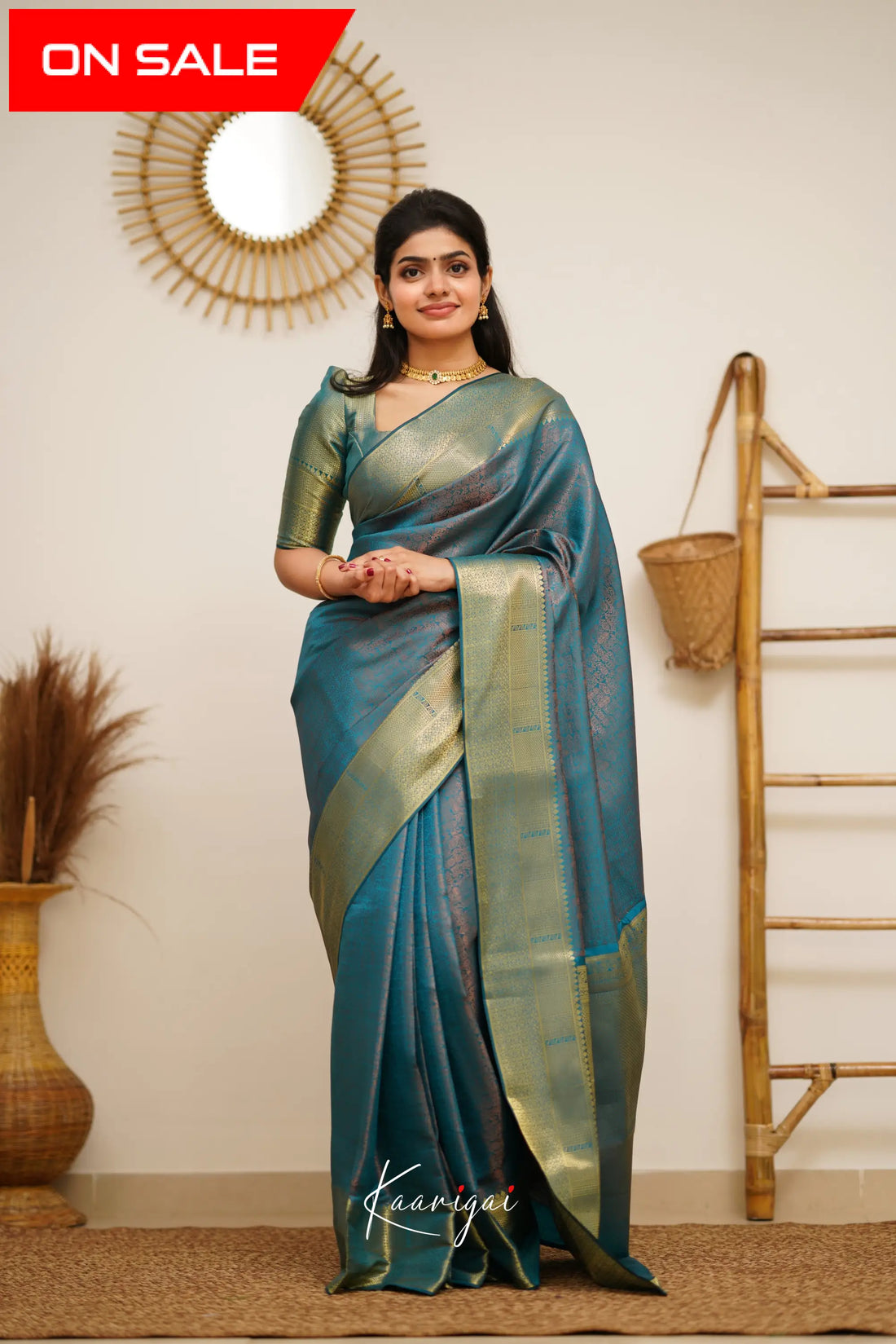 Sita - Blue Semi Silk Saree Sarees