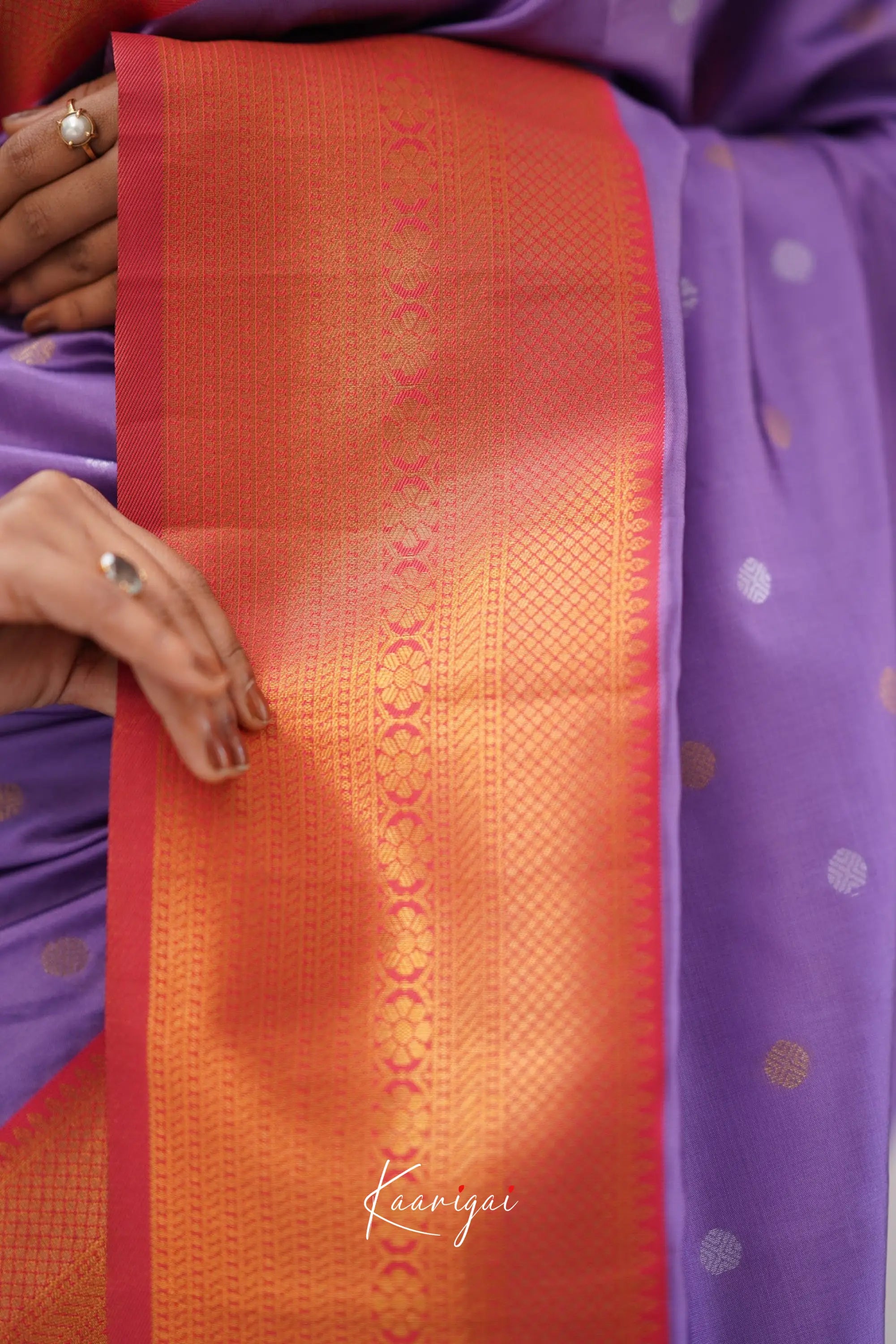 Sita - Lavender Semi Silk Saree Sarees