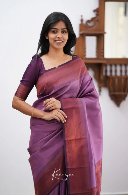 Sita - Light Purple Semi Silk Saree Sarees