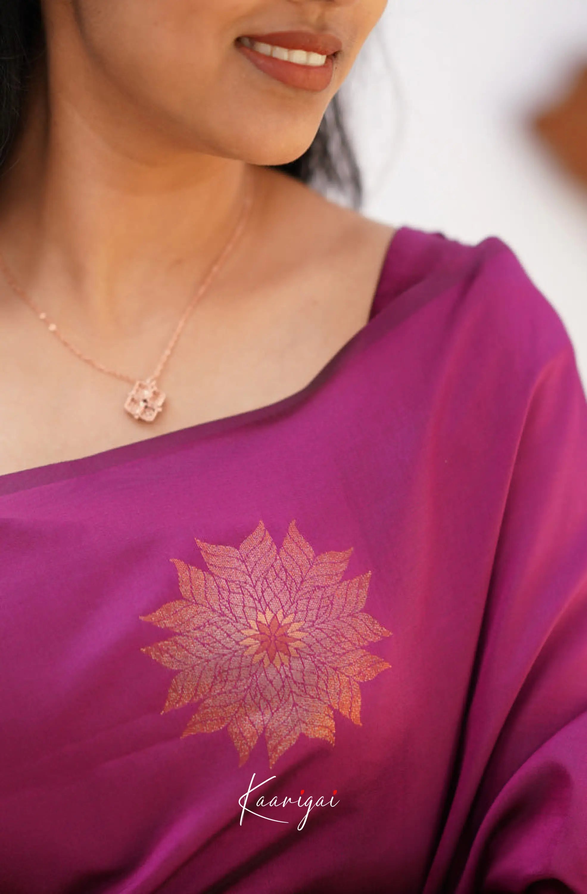 Sita - Magenta Pink Semi Silk Saree Sarees