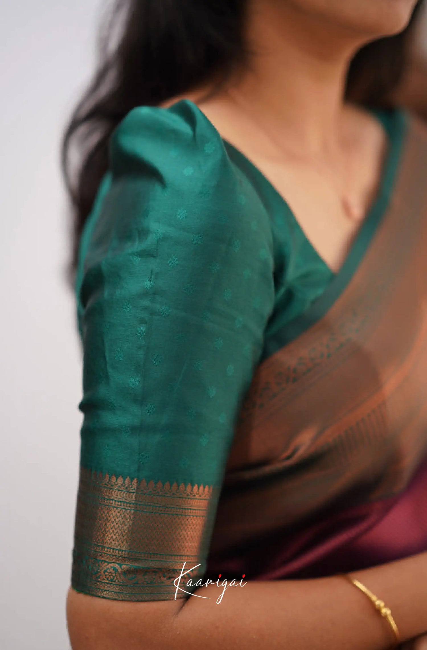 Sita - Maroon Semi Silk Saree Sarees