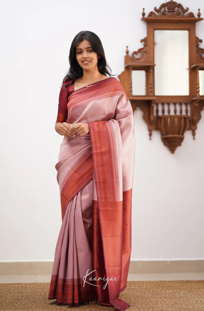 Sita - Pastel Pink Semi Silk Saree Sarees