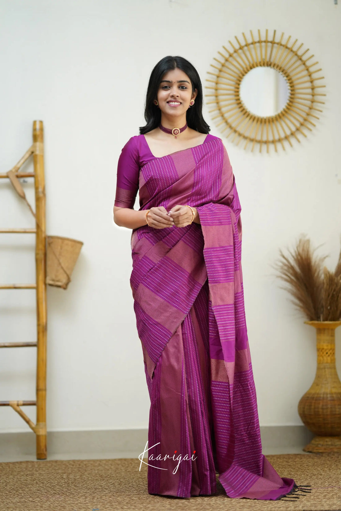 Sita - Pink Semi Silk Saree Sarees