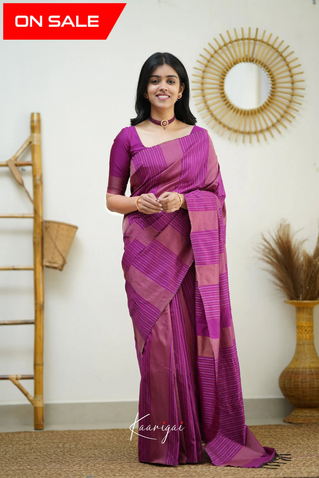 Sita - Pink Semi Silk Saree Sarees