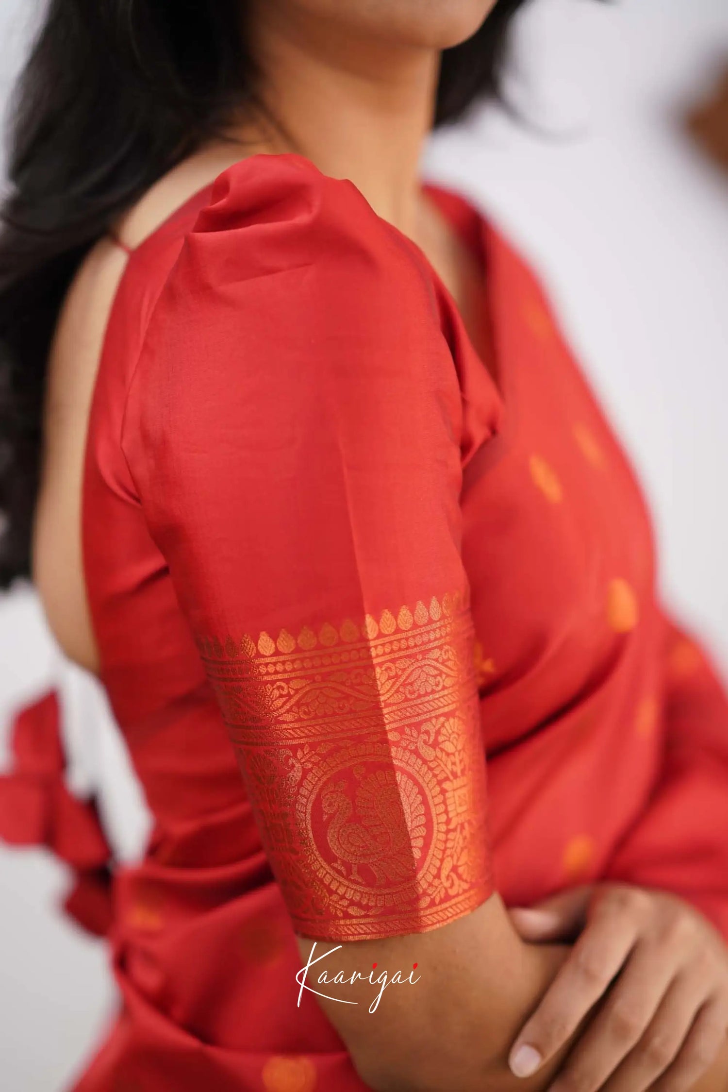 Sita- Red Semi Silk Saree Sarees