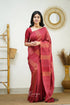 Sita - Red Semi Silk Saree Sarees