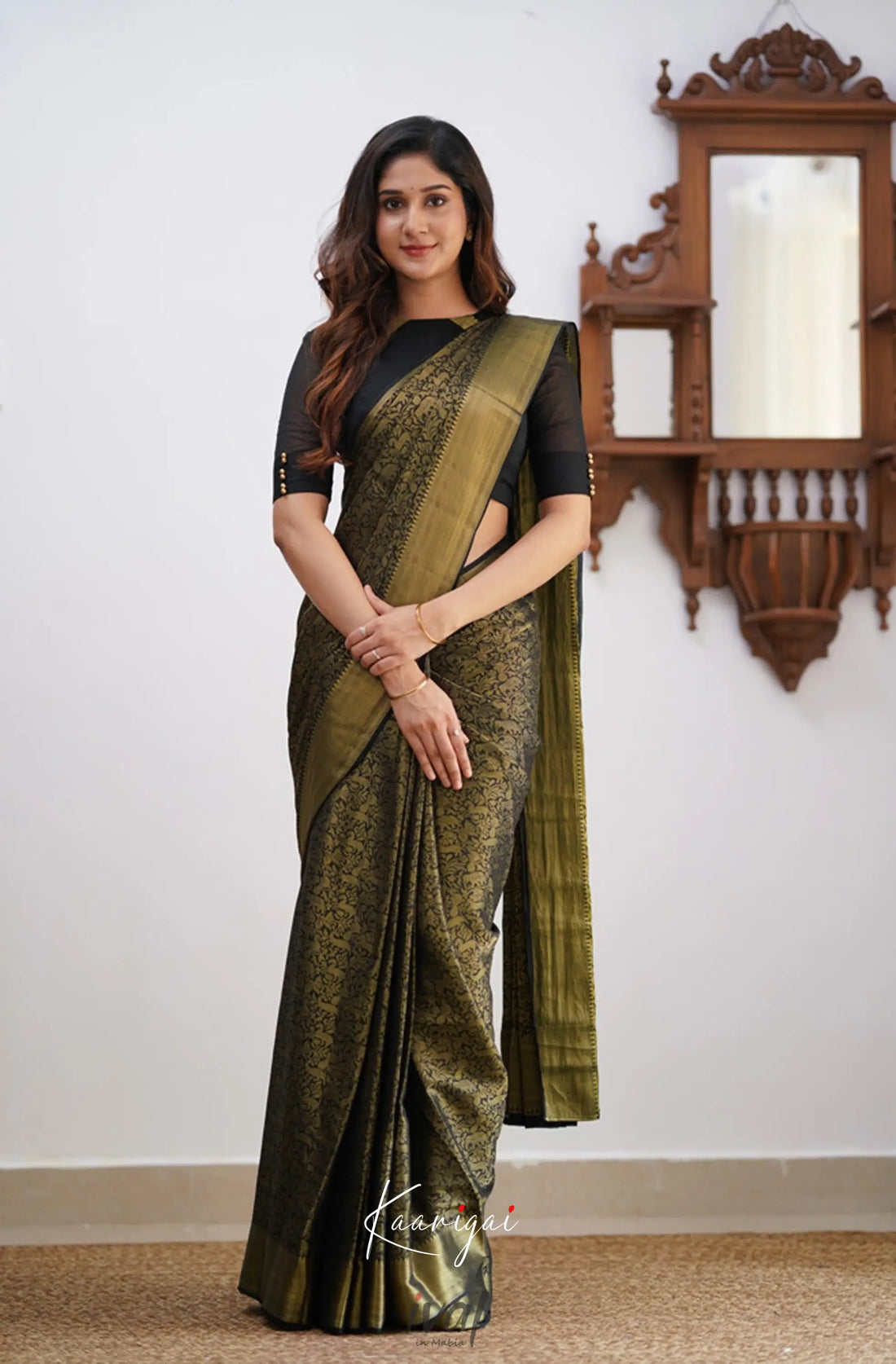 Tara - Black Georgette Sarees