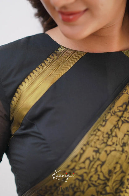 Tara - Black Georgette Sarees