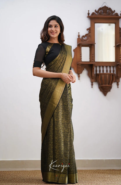 Tara - Black Georgette Sarees