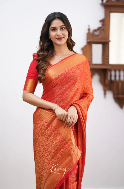 Tara - Red Georgette Sarees