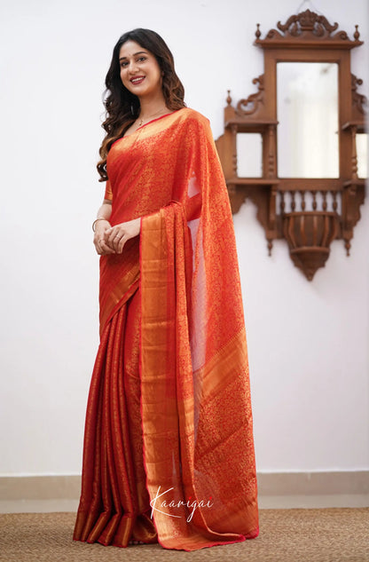 Tara - Red Georgette Sarees