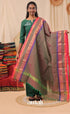 Two-Tone Grey With Pink Chettinad Cotton Dupatta salwar