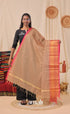 Two-Tone Light Brown With Pink Chettinad Cotton Dupatta salwar