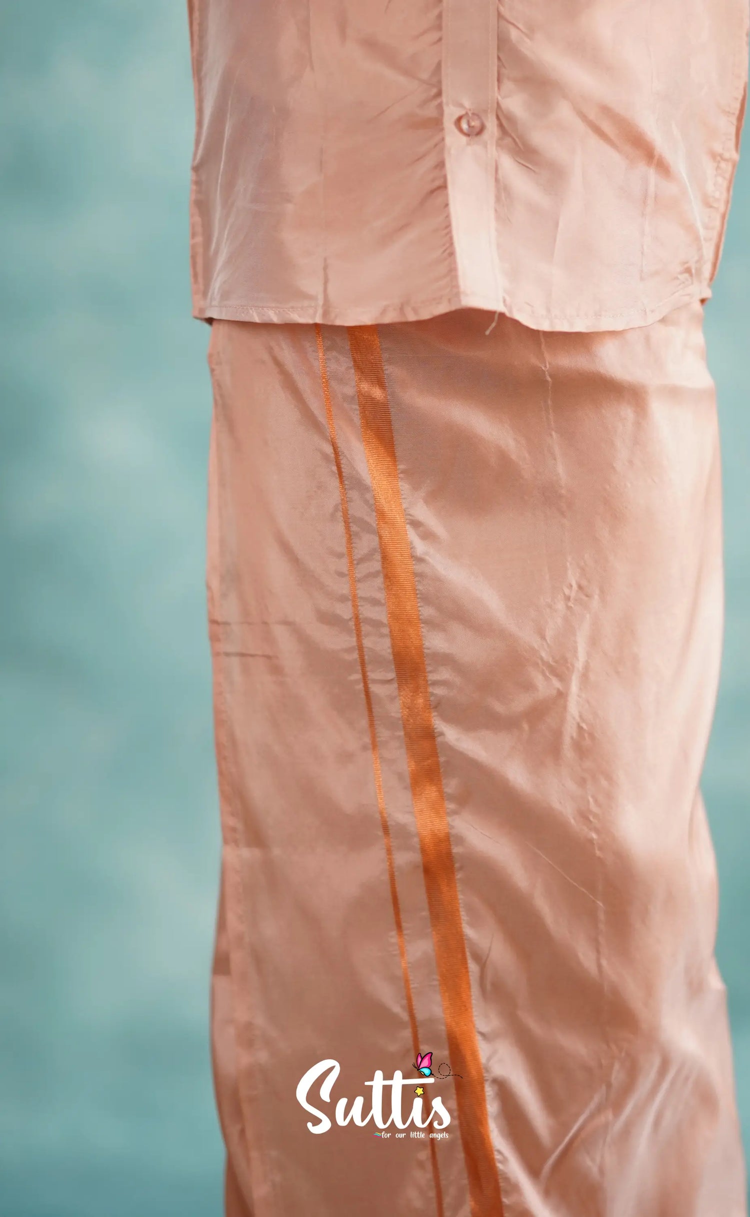 Yazhan - Copper Shade Veshti Sattai Kids-Suttis